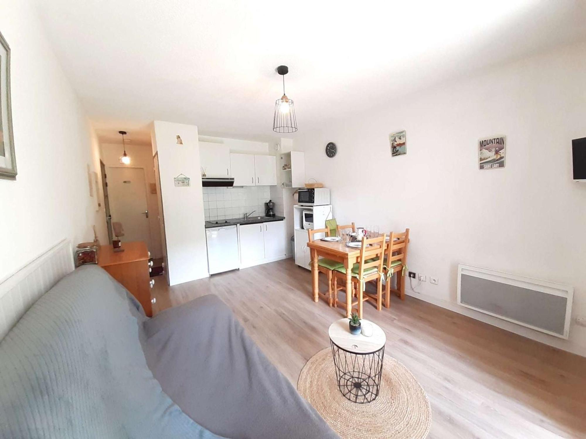 T2 A Vielle-Aure, 4 Pers, Balcon Sud, Parking, Kitchenette Equipee, Proche Commodites - Fr-1-457-325 Kültér fotó